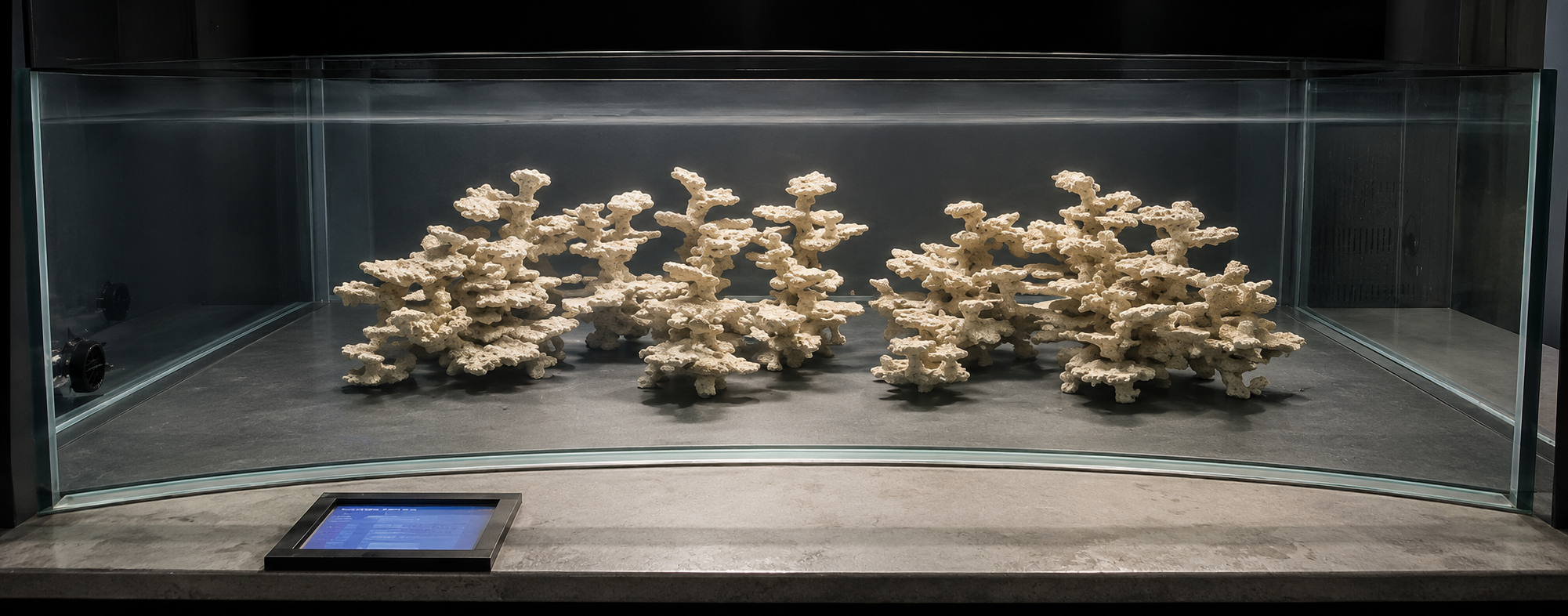 Panoramaansicht des Aquariums